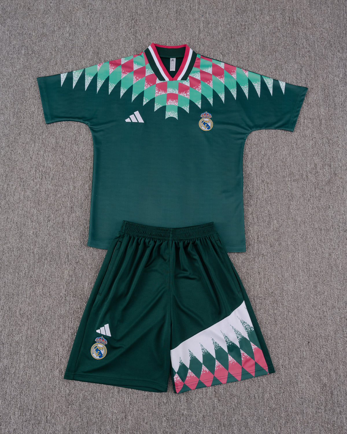 2627 Real Madrid retro short sleeve Training Kit 2