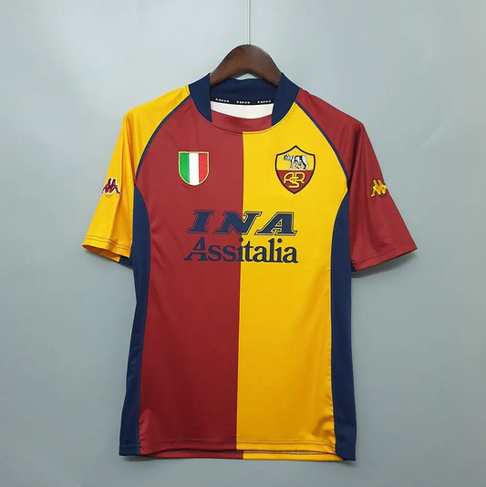 AS ROMA 2000 - 2001 HOME JERSEY
