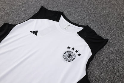 Germany Sleeveless Training Kit - White/Violet/Black