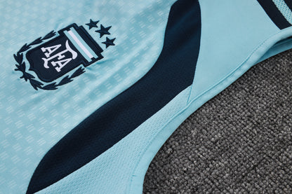 Argentina Sleeveless Training Kit  Sky blue