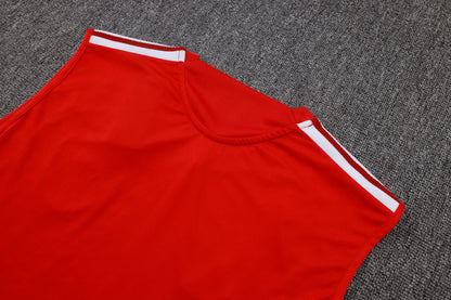 Germany Sleeveless Training Kit  red