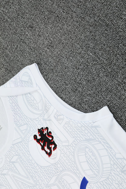 Chelsea Sleeveless Training Kit White