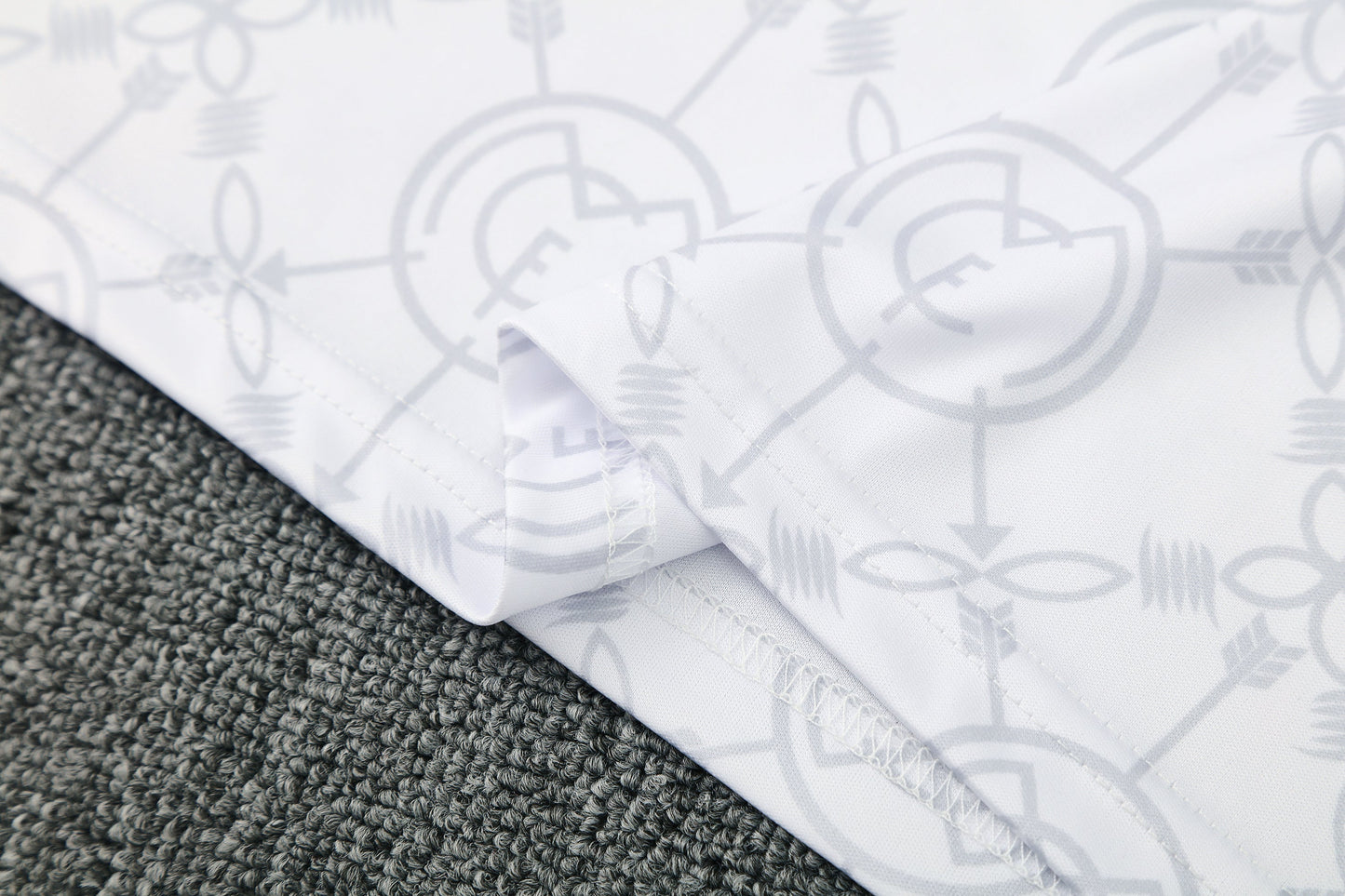 Real Madrid Sleeveless Training Kit - White/Purple/Black