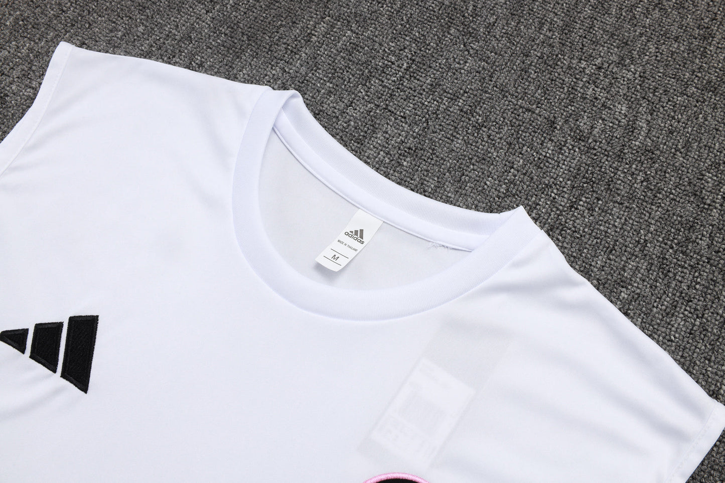 Inter Miami Sleeveless Training Kit - White/Grey/Black