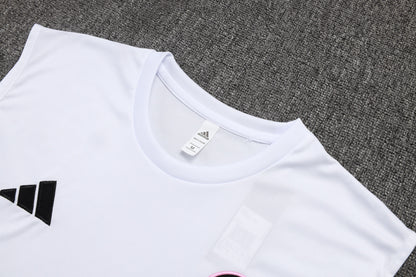 Inter Miami Sleeveless Training Kit - White/Grey/Black