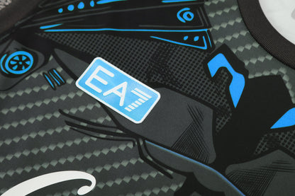 Napoli Sleeveless Training Kit - Black