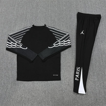 PSG Paris Saint Germain Black and white Tracksuit
