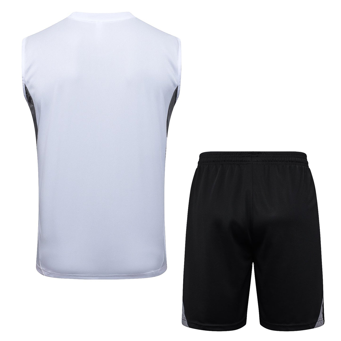 Germany Sleeveless Training Kit -  White/Grey/Black