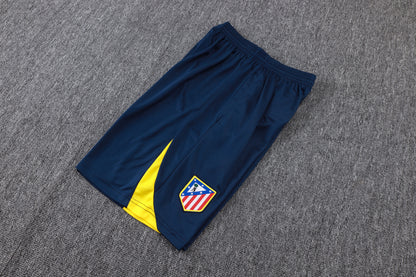 Atletico Madrid Sleeveless Training Kit - Purple/Yellow