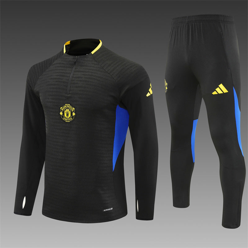 Manchester United Black Tracksuit III