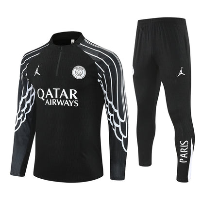 PSG Paris Saint Germain Black and white Tracksuit