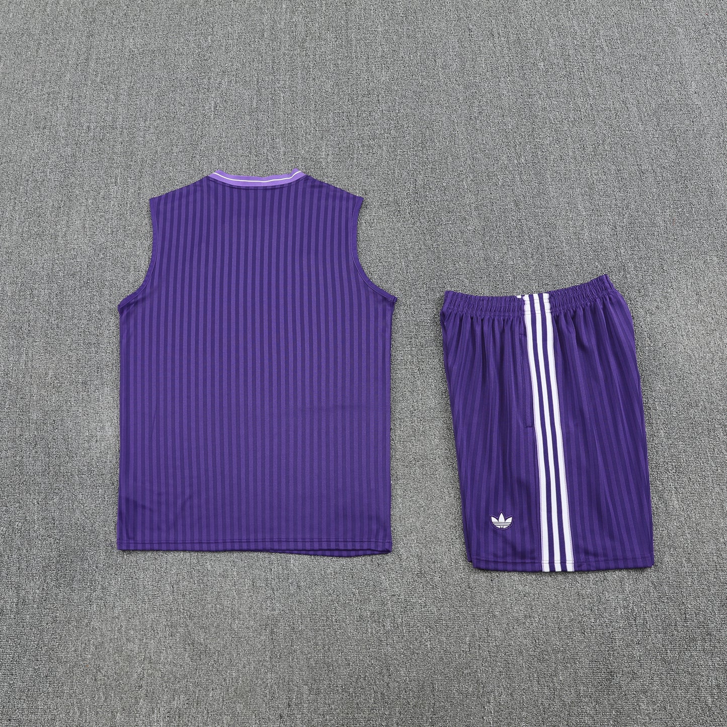 Real Madrid Sleeveless Training Kit purple