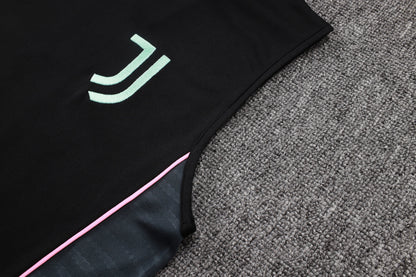 Juventus Sleeveless Training Kit -  Black/Pastel