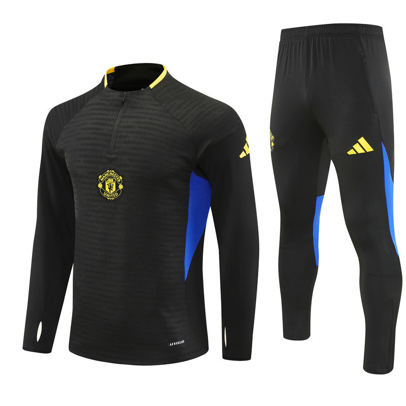 Manchester United Black Tracksuit III