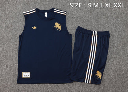 Juventus Sleeveless Training Kit - Retro Third
