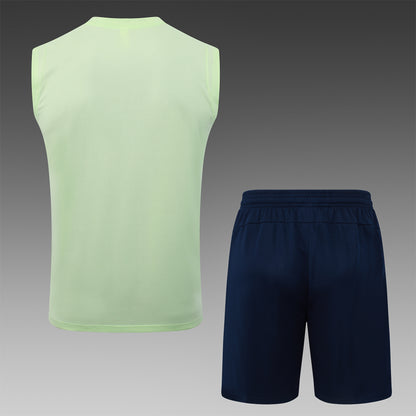 Manchester City Sleeveless Training Kit Green inkjet