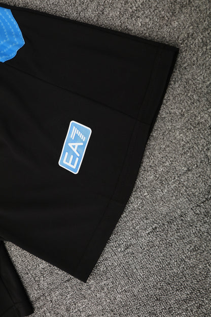 Napoli Sleeveless Training Kit - Black