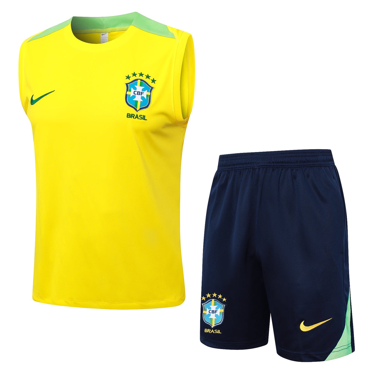Brazil Sleeveless Training Kit - Home