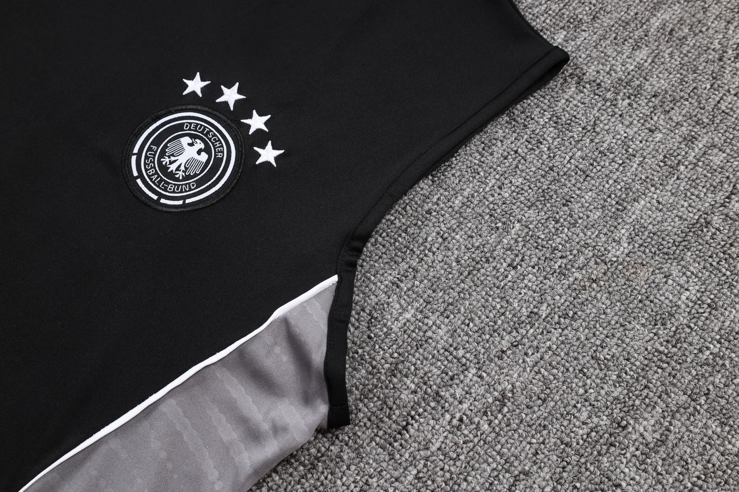 Germany Sleeveless Training Kit -  Black/Grey