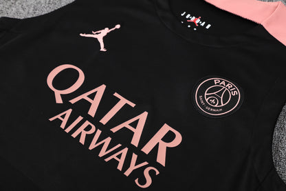 PSG Sleeveless Training Kit - Black/Baby Pink