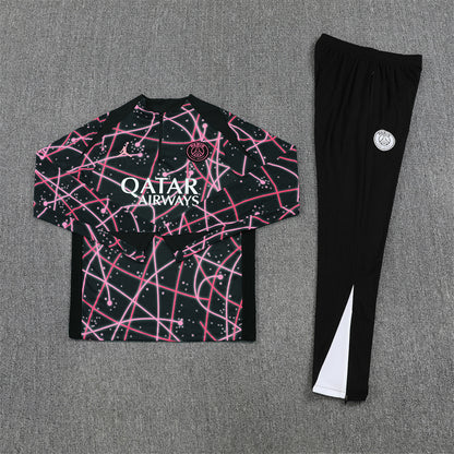 PSG Paris Saint Germain   Black and pink camouflage style Tracksuit