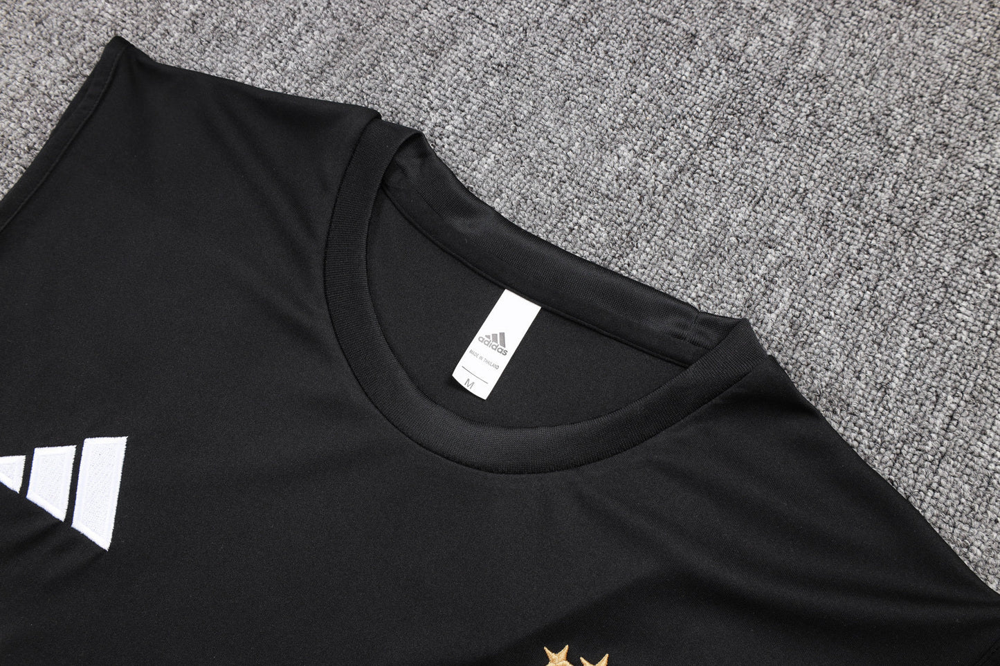 Argentina Sleeveless Training Kit -  Black/Grey/White