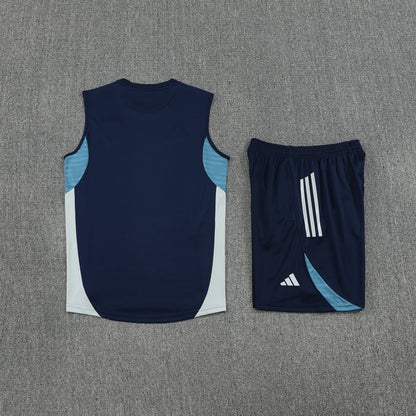 Arsenal Sleeveless Training Kit Blue