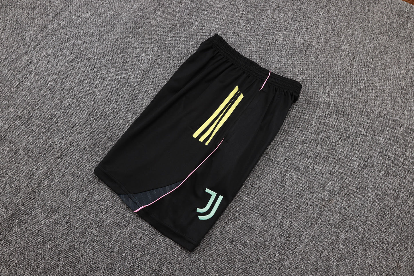 Juventus Sleeveless Training Kit -  Black/Pastel