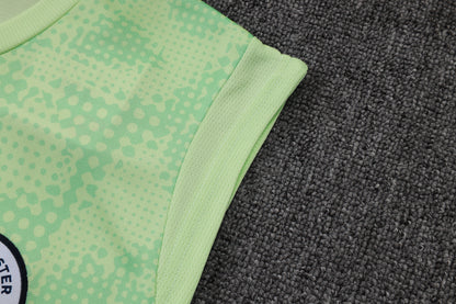 Manchester City Sleeveless Training Kit Green inkjet
