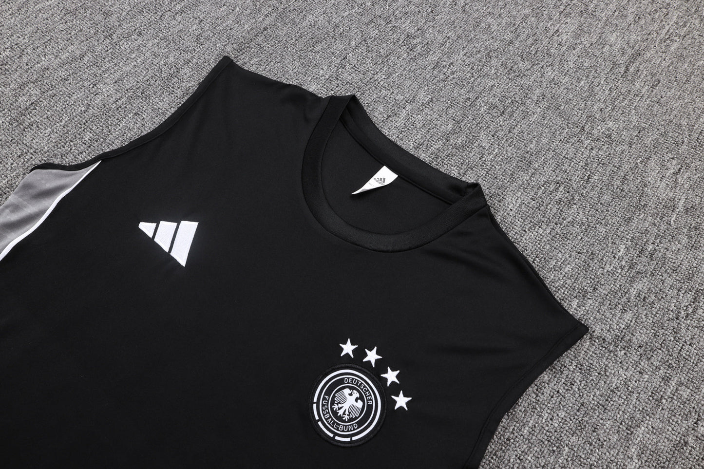 Germany Sleeveless Training Kit -  Black/Grey