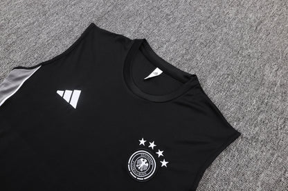 Germany Sleeveless Training Kit -  Black/Grey