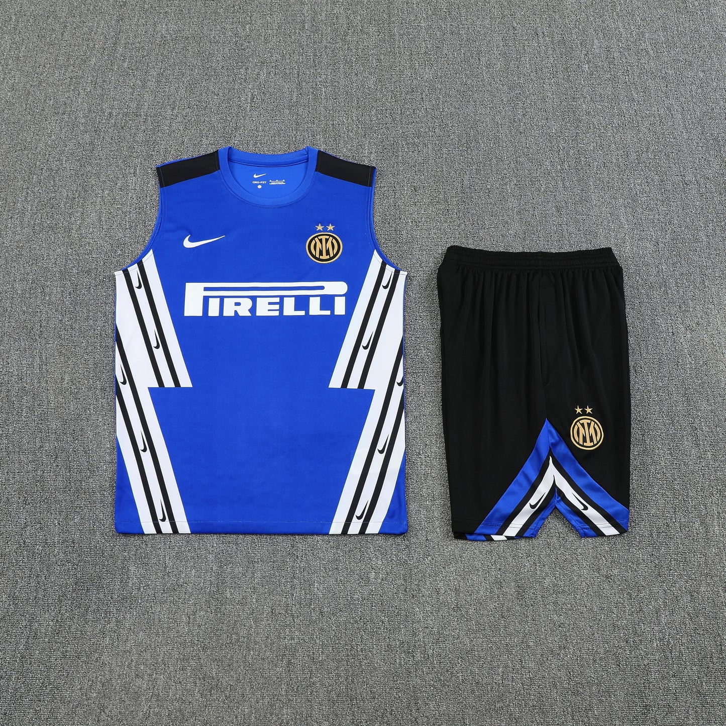 Inter Milan Sleeveless Training Kit Blue