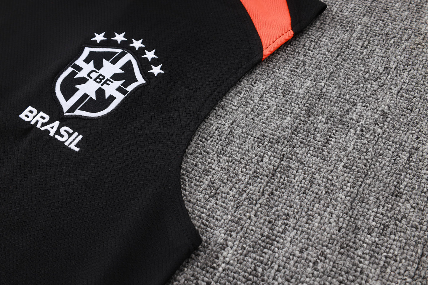 Brazil Sleeveless Training Kit  Black