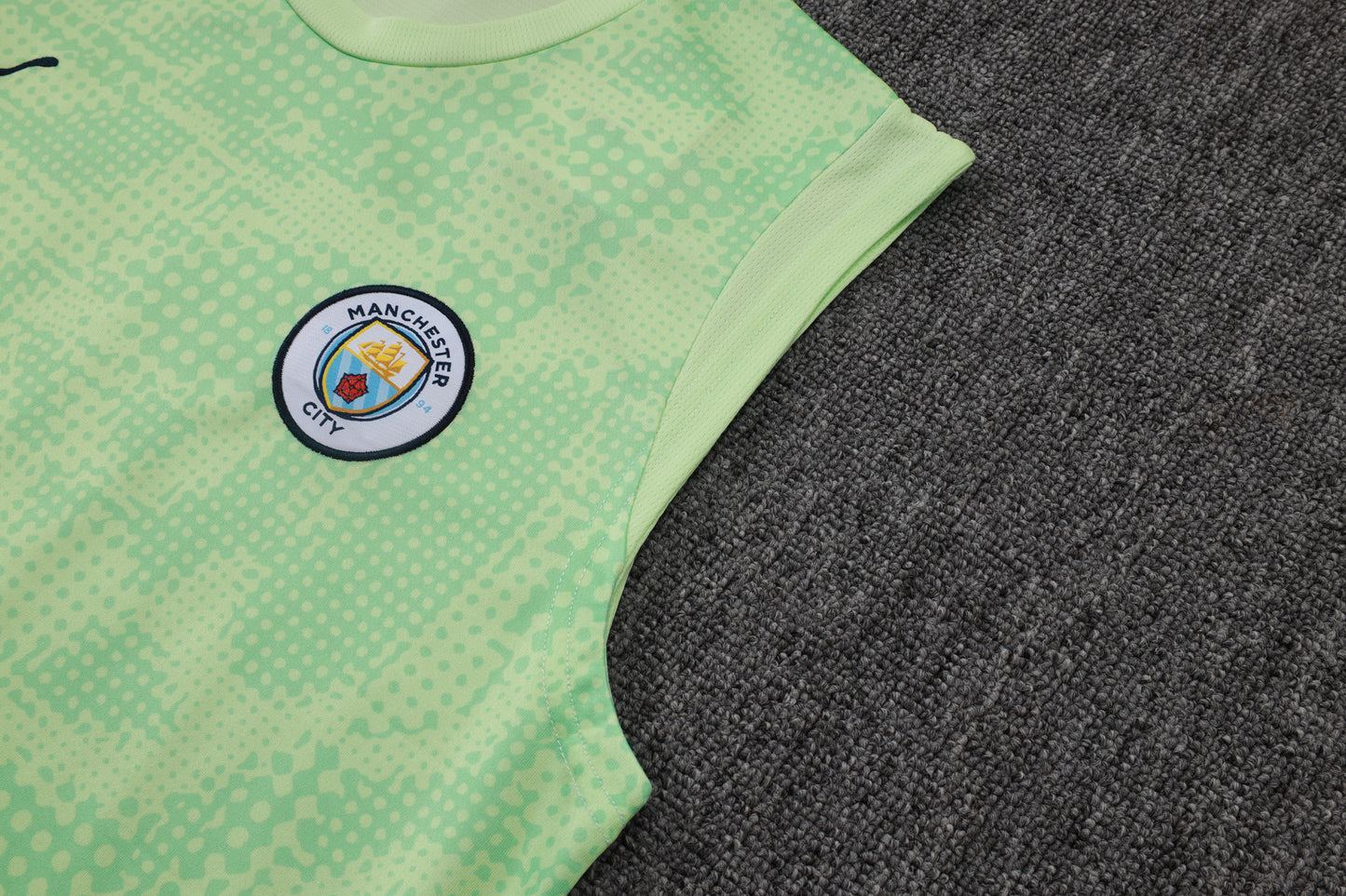 Manchester City Sleeveless Training Kit Green inkjet
