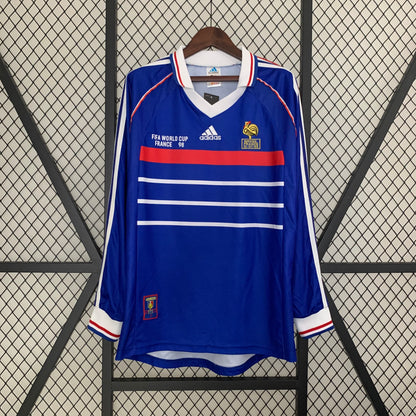 France Long Sleeve Home Shirt - 1998