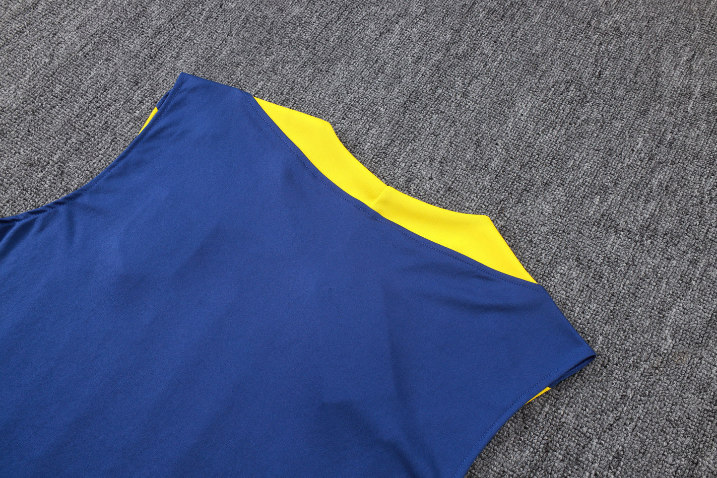Atletico Madrid Sleeveless Training Kit - Purple/Yellow