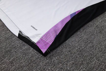 Germany Sleeveless Training Kit - White/Violet/Black