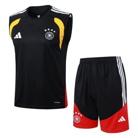 Germany Sleeveless Training Kit  Black