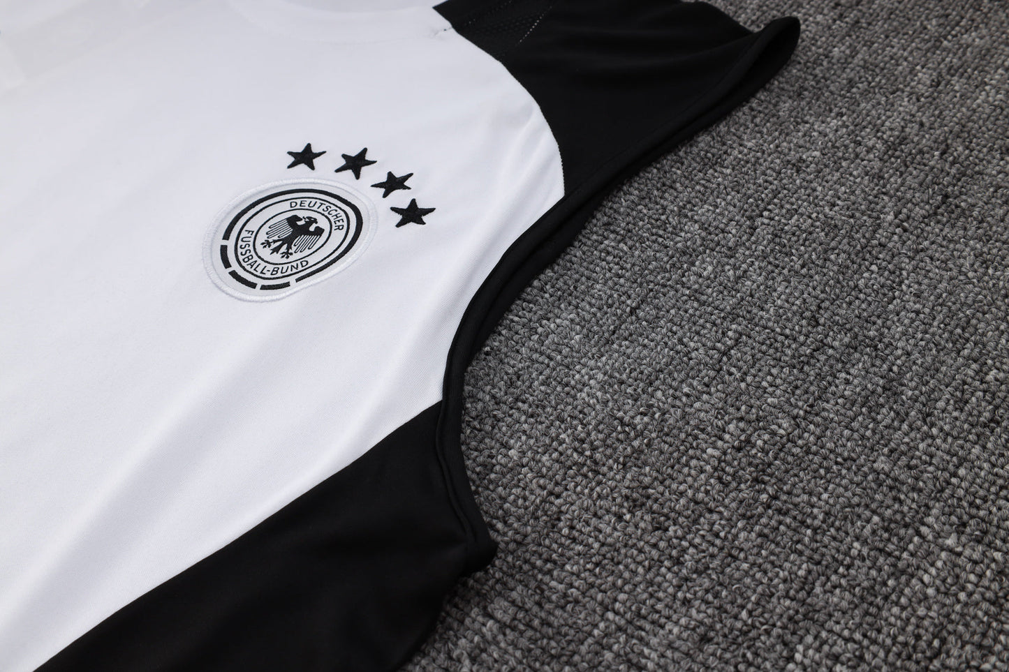 Germany Sleeveless Training Kit - White/Violet/Black