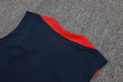 PSG Sleeveless Training Kit - Navy/Red