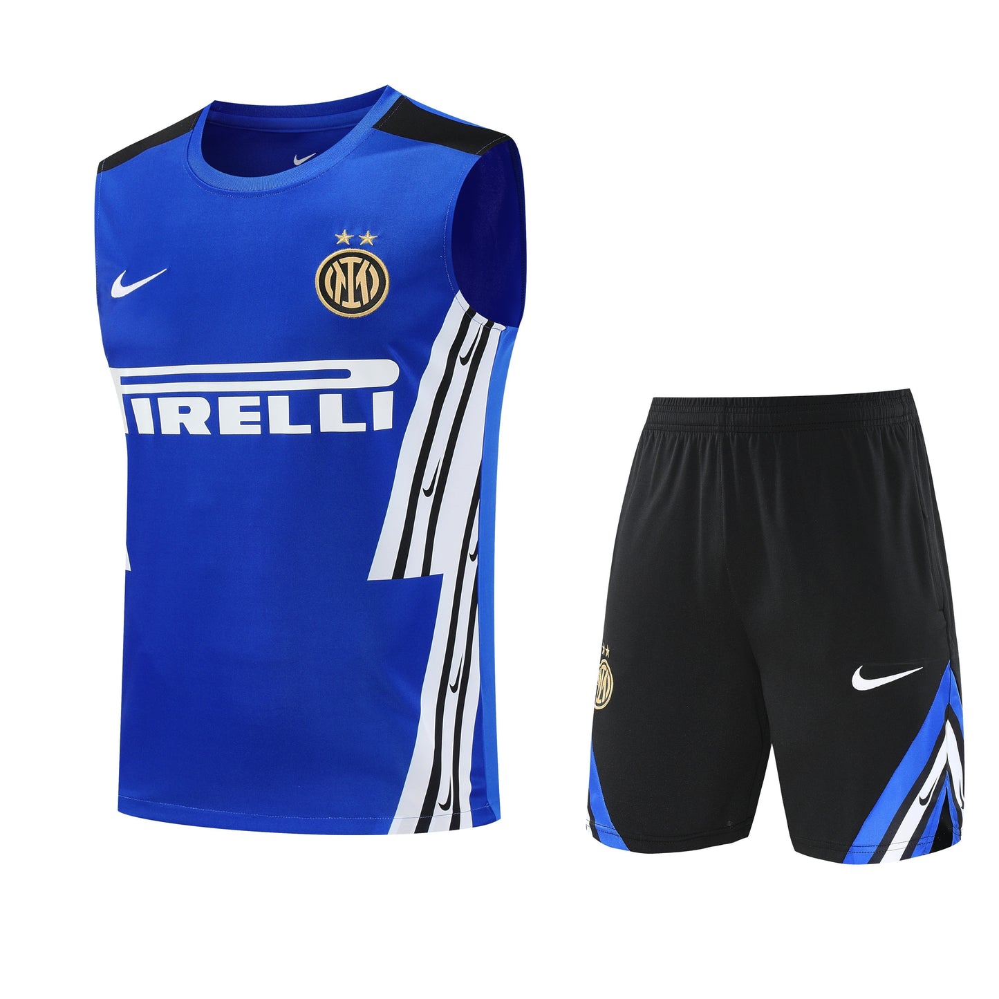 Inter Milan Sleeveless Training Kit Blue