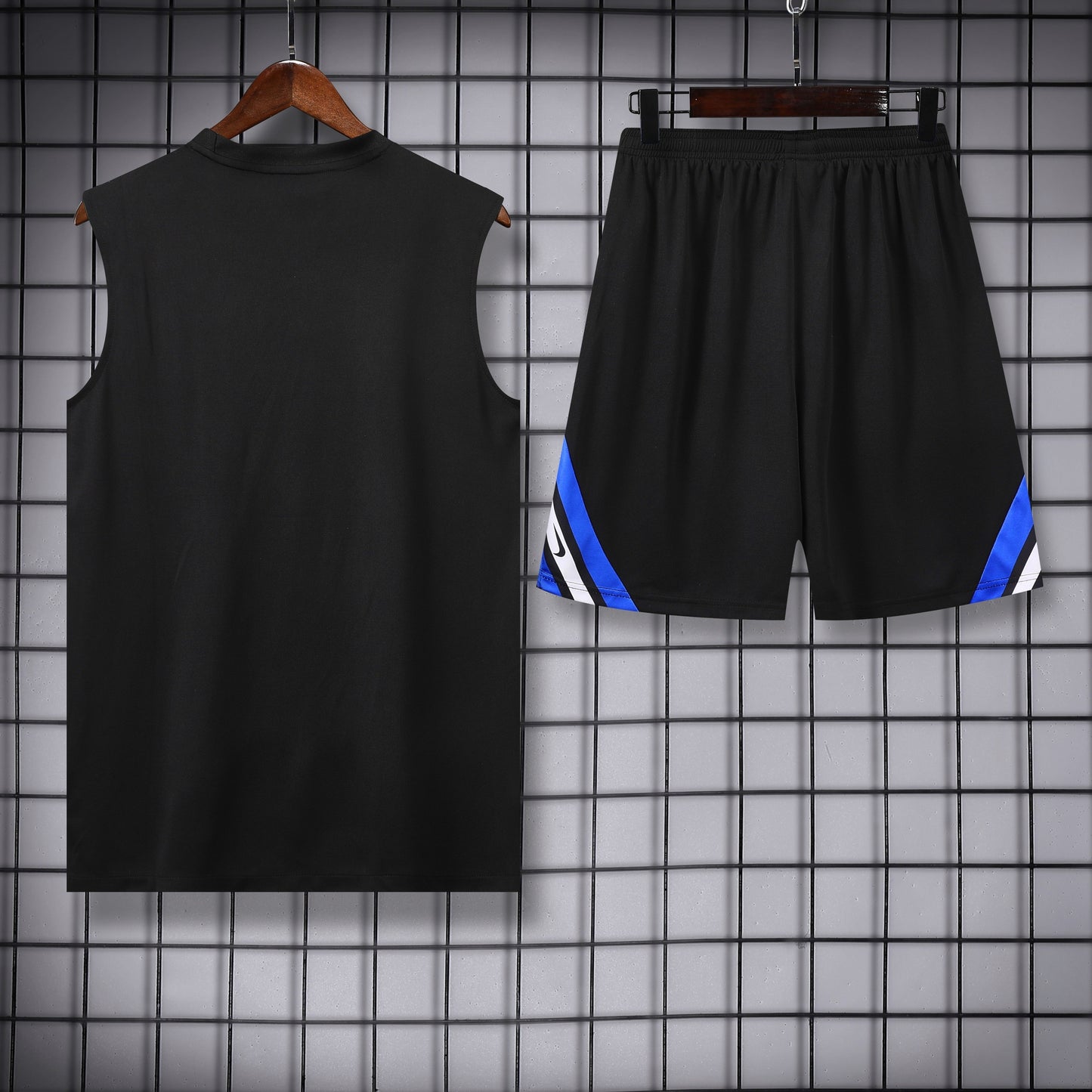 Inter Milan Sleeveless Training Kit Black
