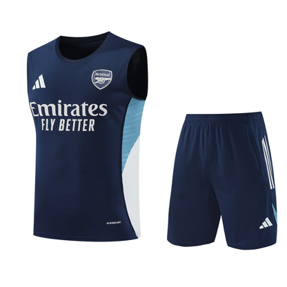 Arsenal Sleeveless Training Kit Blue