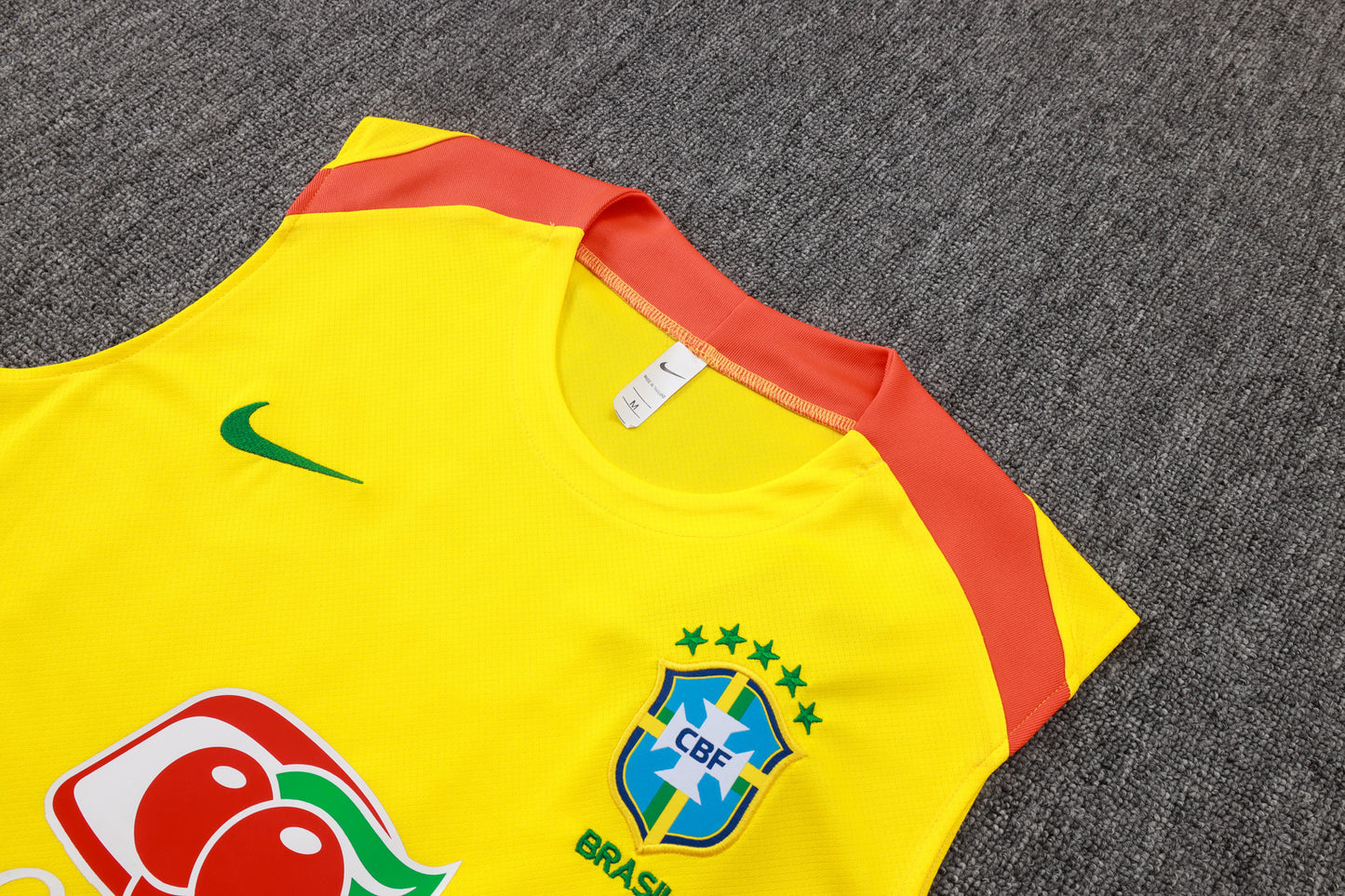 Brazil Sleeveless Training Kit  Yellow