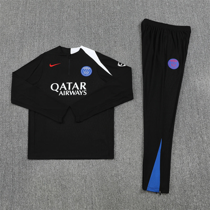 PSG Paris Saint Germain Black Tracksuit