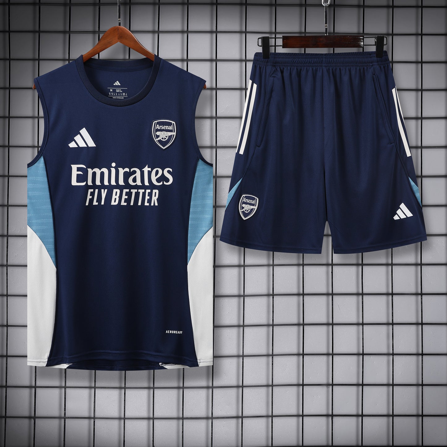 Arsenal Sleeveless Training Kit Blue