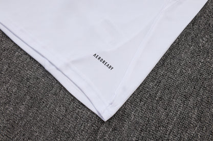 Real Madrid Sleeveless Training Kit -  White/Blue