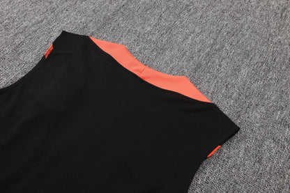 Brazil Sleeveless Training Kit  Black