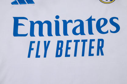 Real Madrid Sleeveless Training Kit -  White/Blue