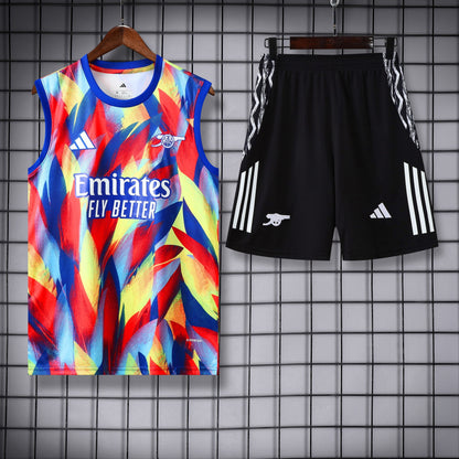 Arsenal Sleeveless Training Kit Patterns color